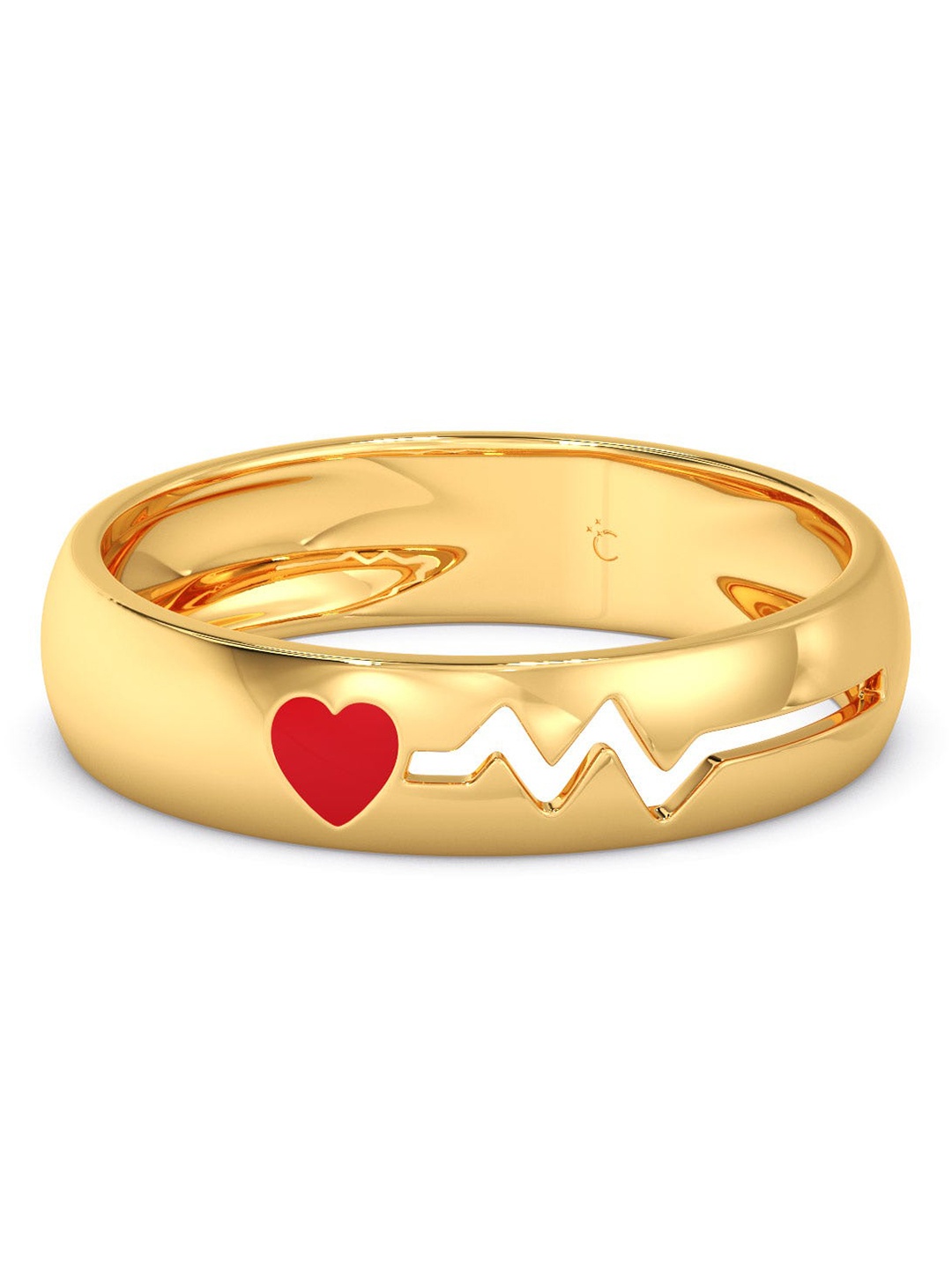 

CANDERE A KALYAN JEWELLERS COMPANY 18KT Gold Finger Ring-3.01gm