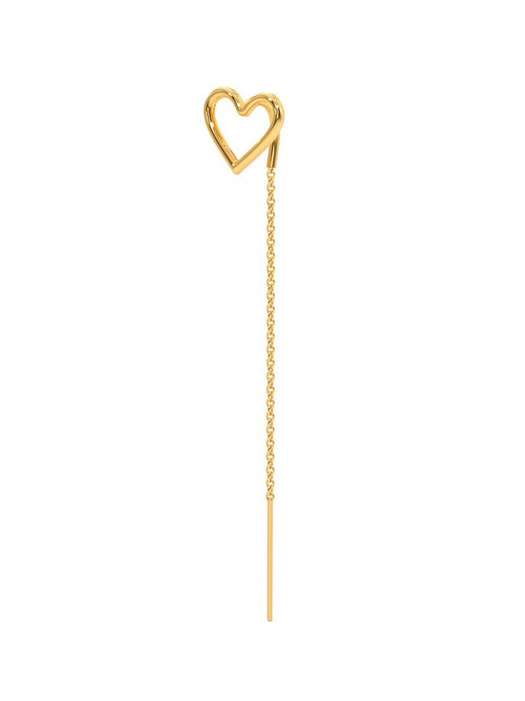 

CANDERE A KALYAN JEWELLERS COMPANY 14KT Gold Drop Earring-1.22gm