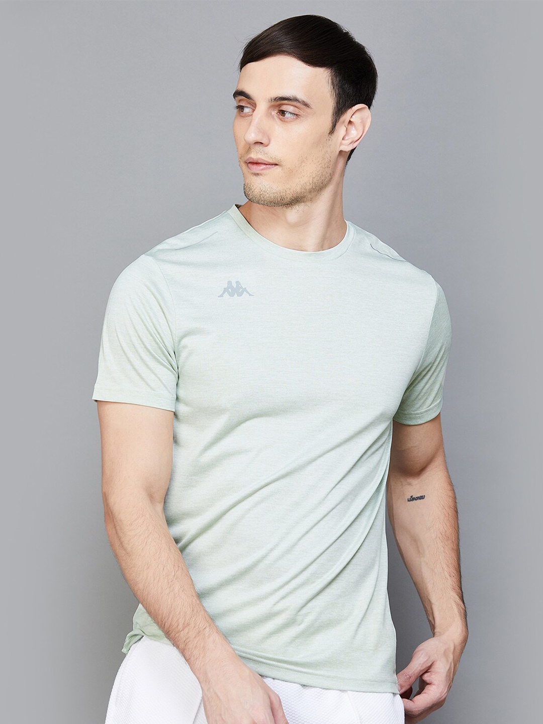 

Kappa Round Neck T-Shirt, Green