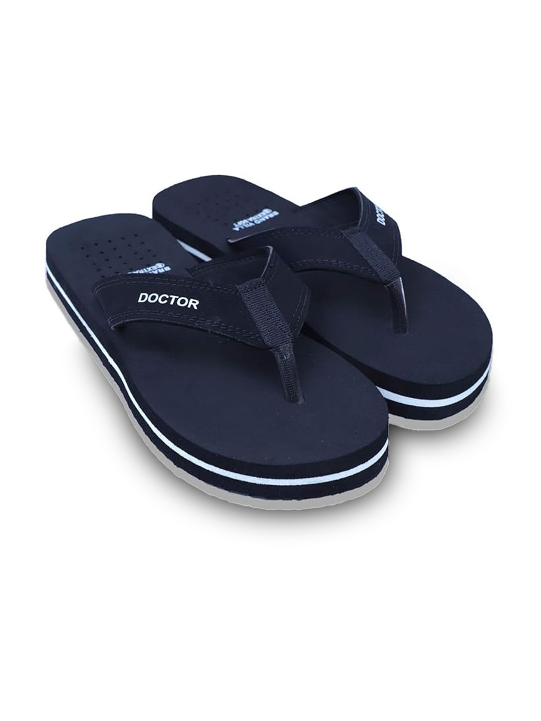 

BRAND VILLA Men Lightweight Thong Flip-Flops, Blue