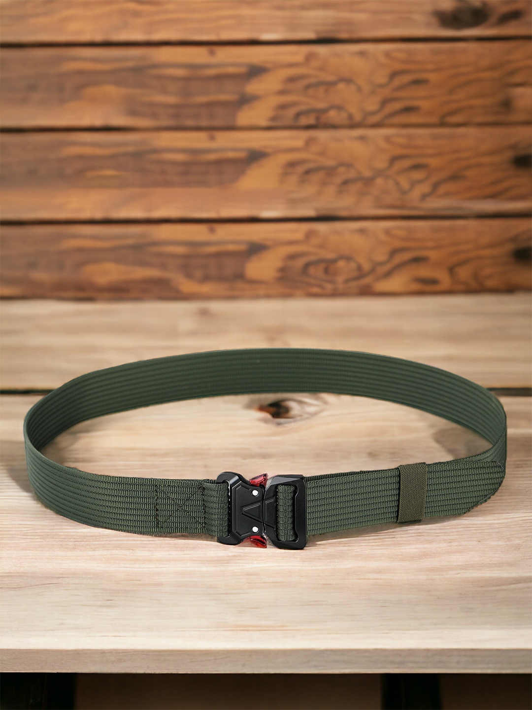 

Kastner Men Woven Design Belt, Green