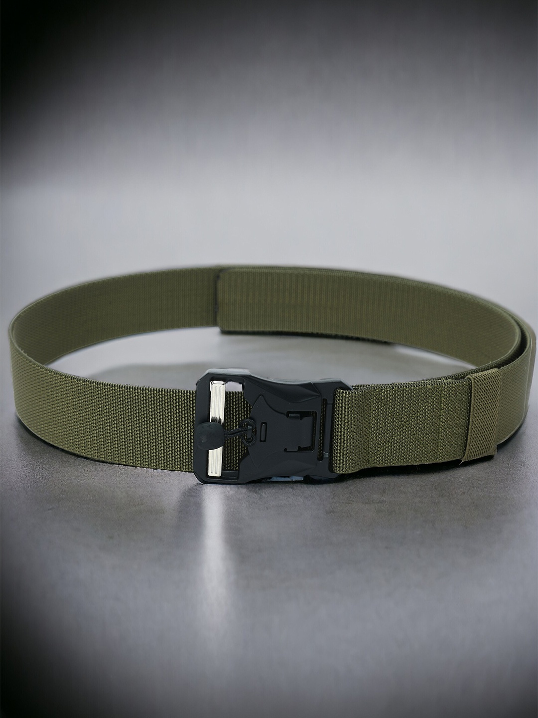 

Kastner Men Textured Canvas Belt, Green