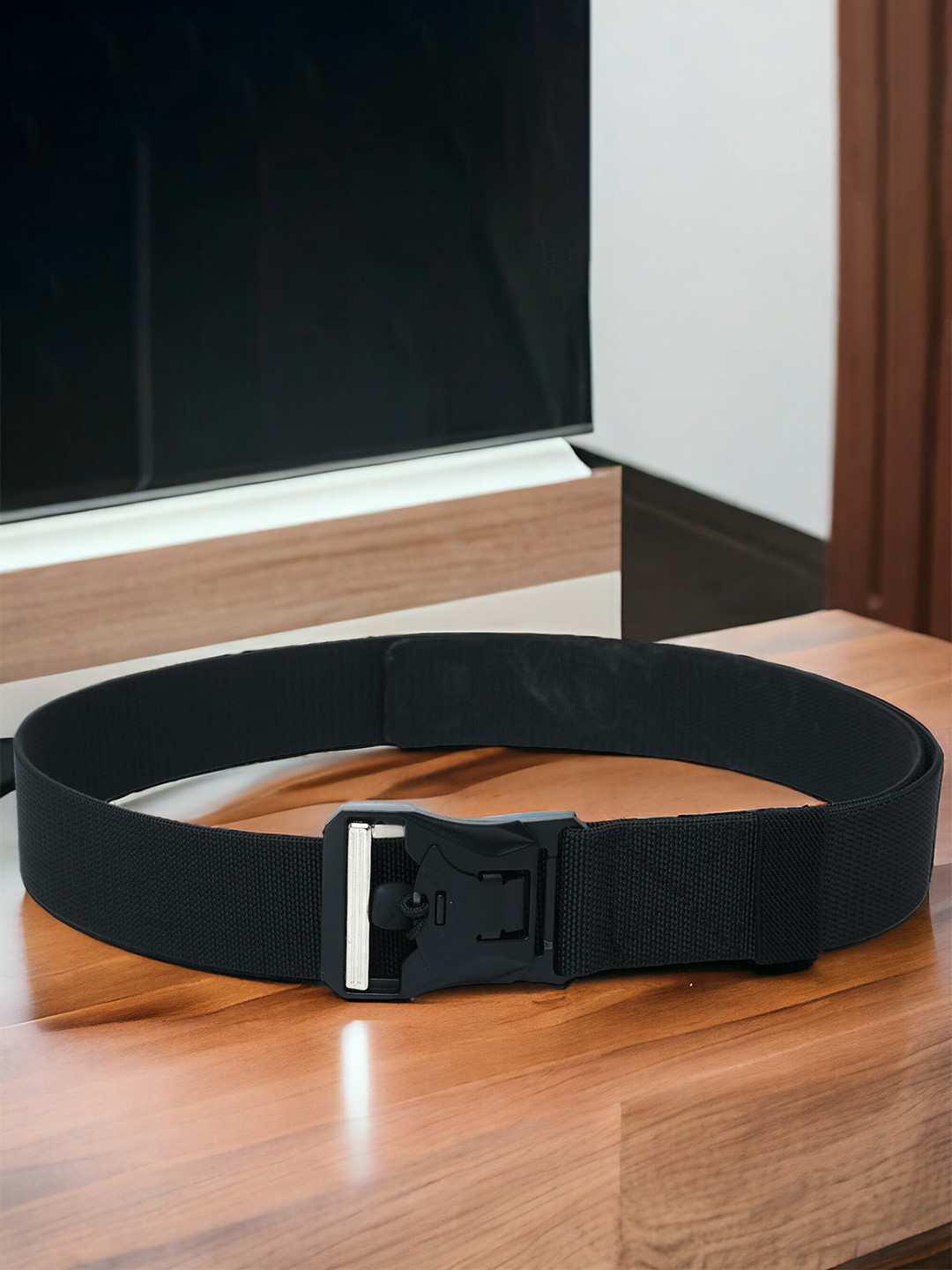 

Kastner Men Textured Canvas Belt, Black