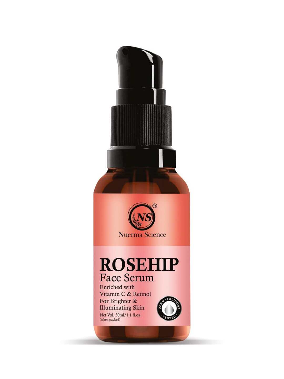 

Nuerma Science Rosehip Face Serum with Vitamin C For Brighter & Illuminating Skin - 30ml, Pink
