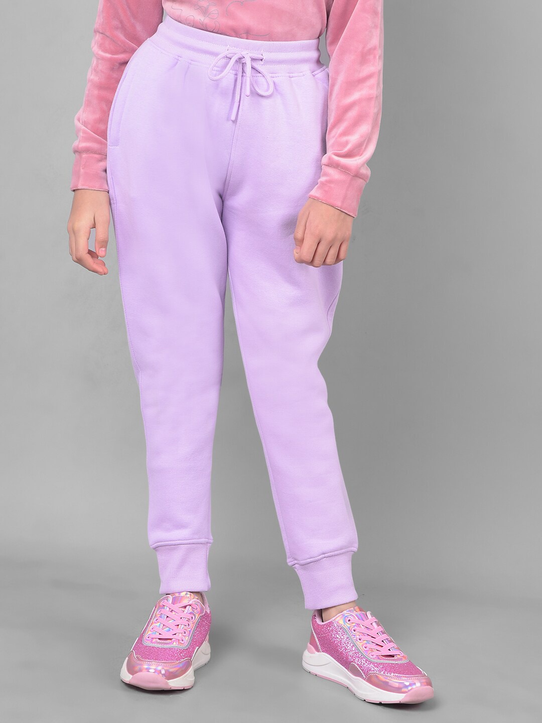 

Crimsoune Club Girls Mid-Rise Joggers, Lavender