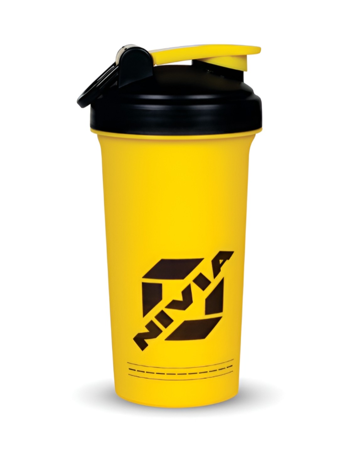 

NIVIA Street Yellow & Black Logo Printed Plastic Shaker 700 Ml