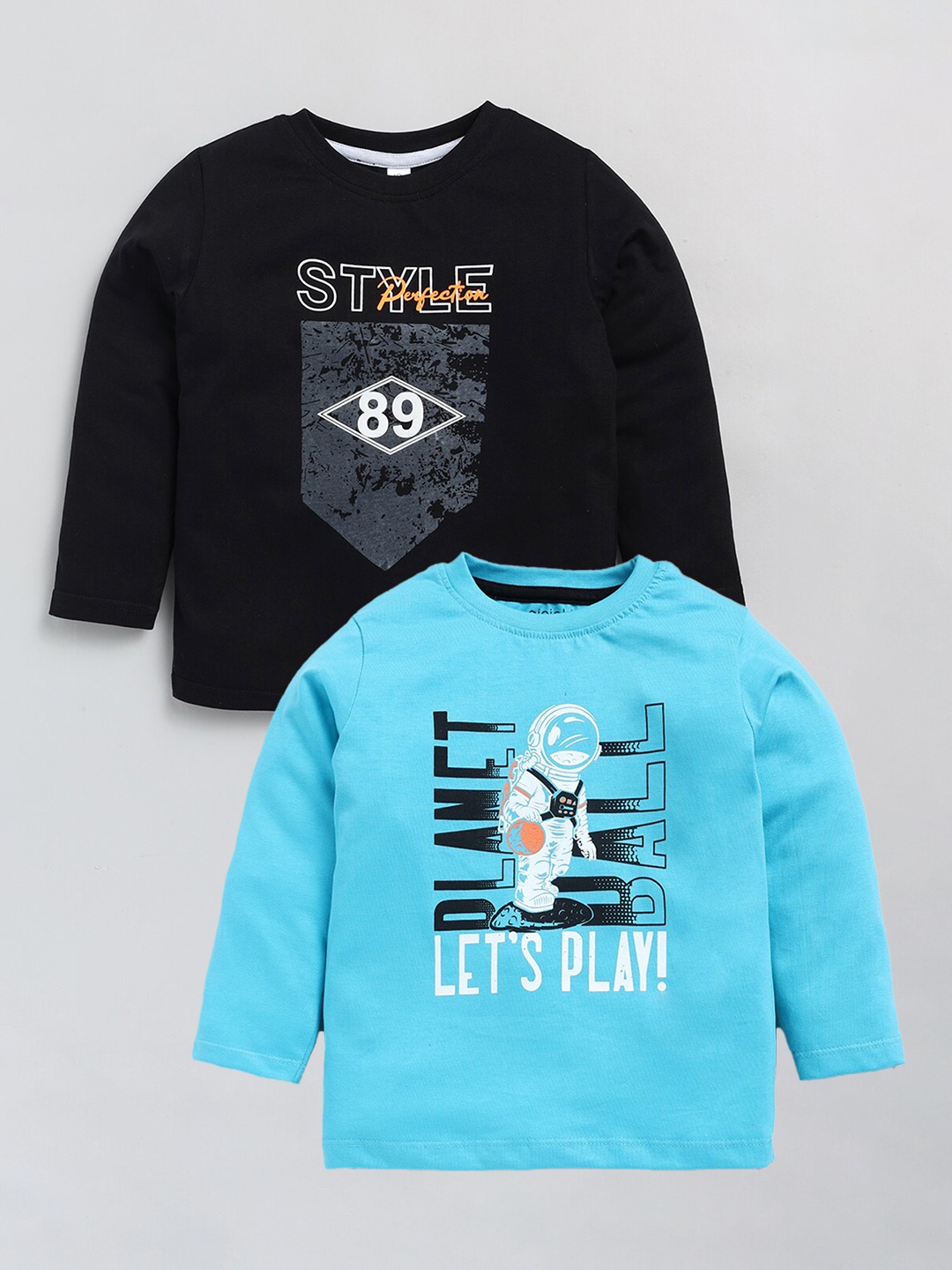 

Ginie Boys Multicoloured & Multicoloured Printed T-shirt, Multi
