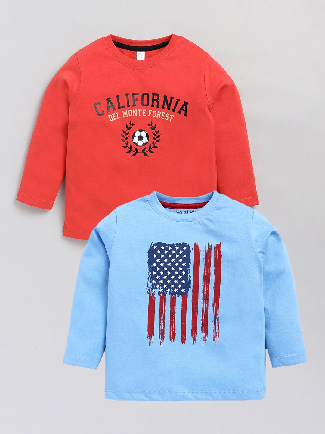 

Ginie Boys Multicoloured & Multicoloured Printed T-shirt, Multi