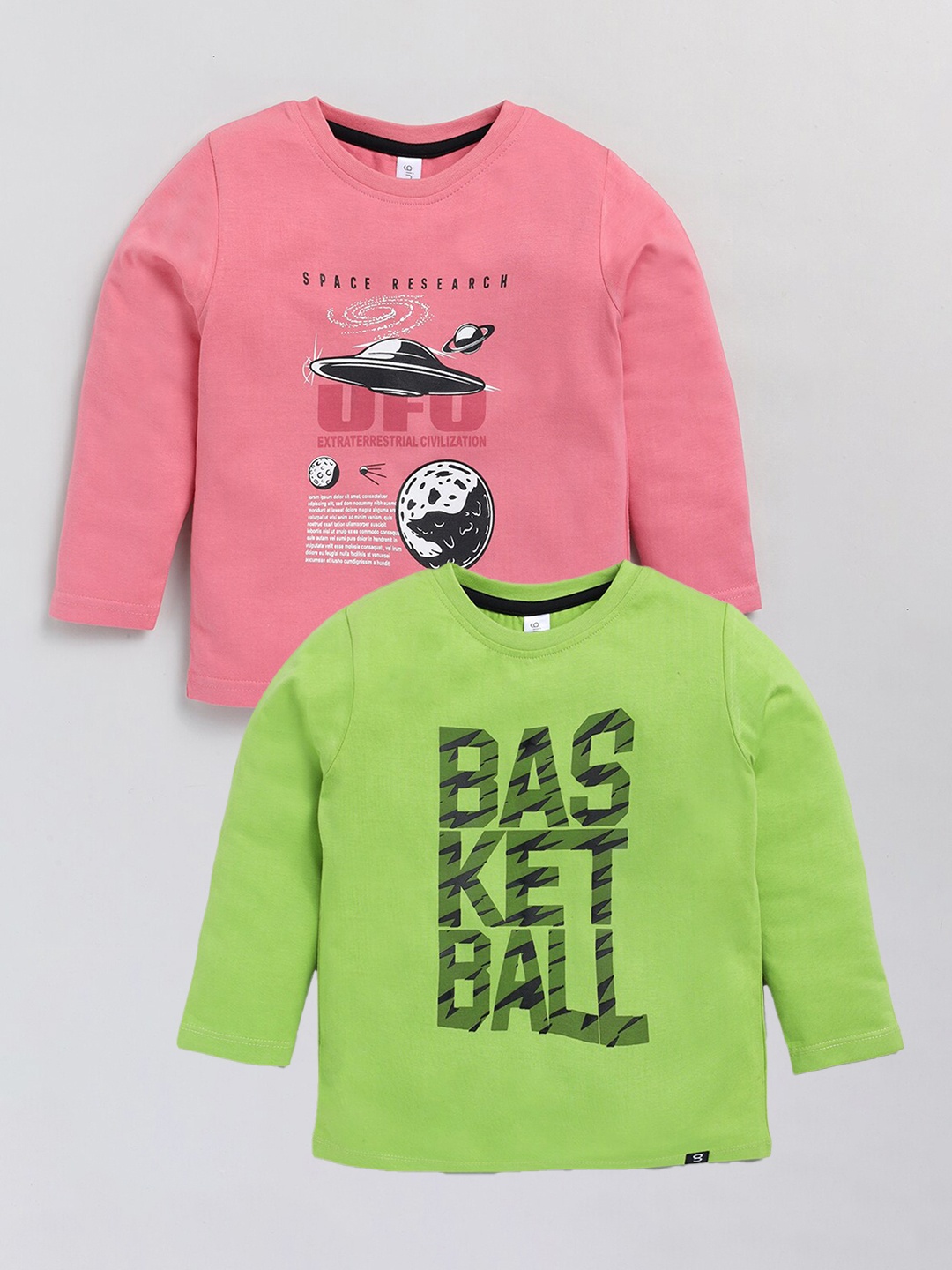 

Ginie Boys Multicoloured & Multicoloured Printed T-shirt, Multi