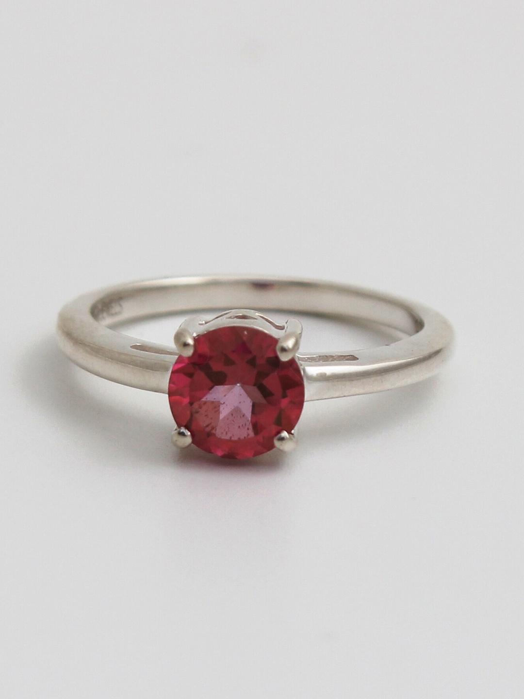 

HIFLYER JEWELS 925 Sterling Silver Adjustable Finger Ring, Pink