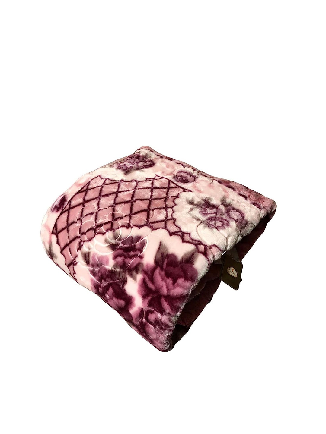 

Signature Pink Floral Heavy Winter Double Bed Blanket