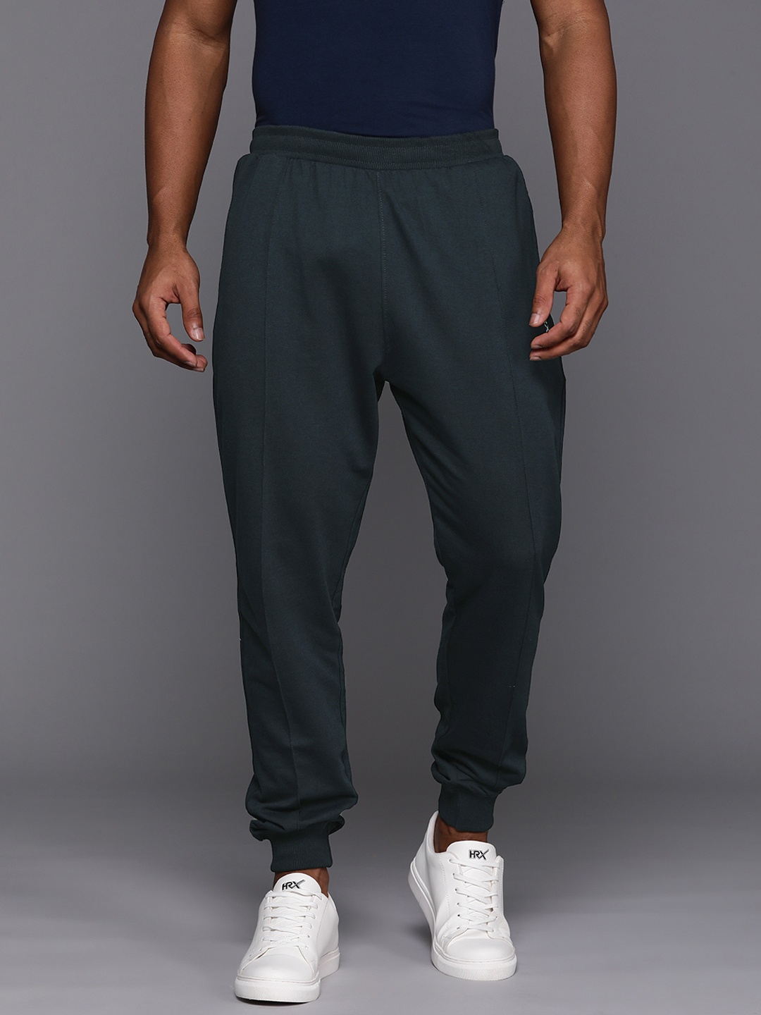 HRX by Hrithik Roshan Men Regular Fit Yoga Joggers, Black