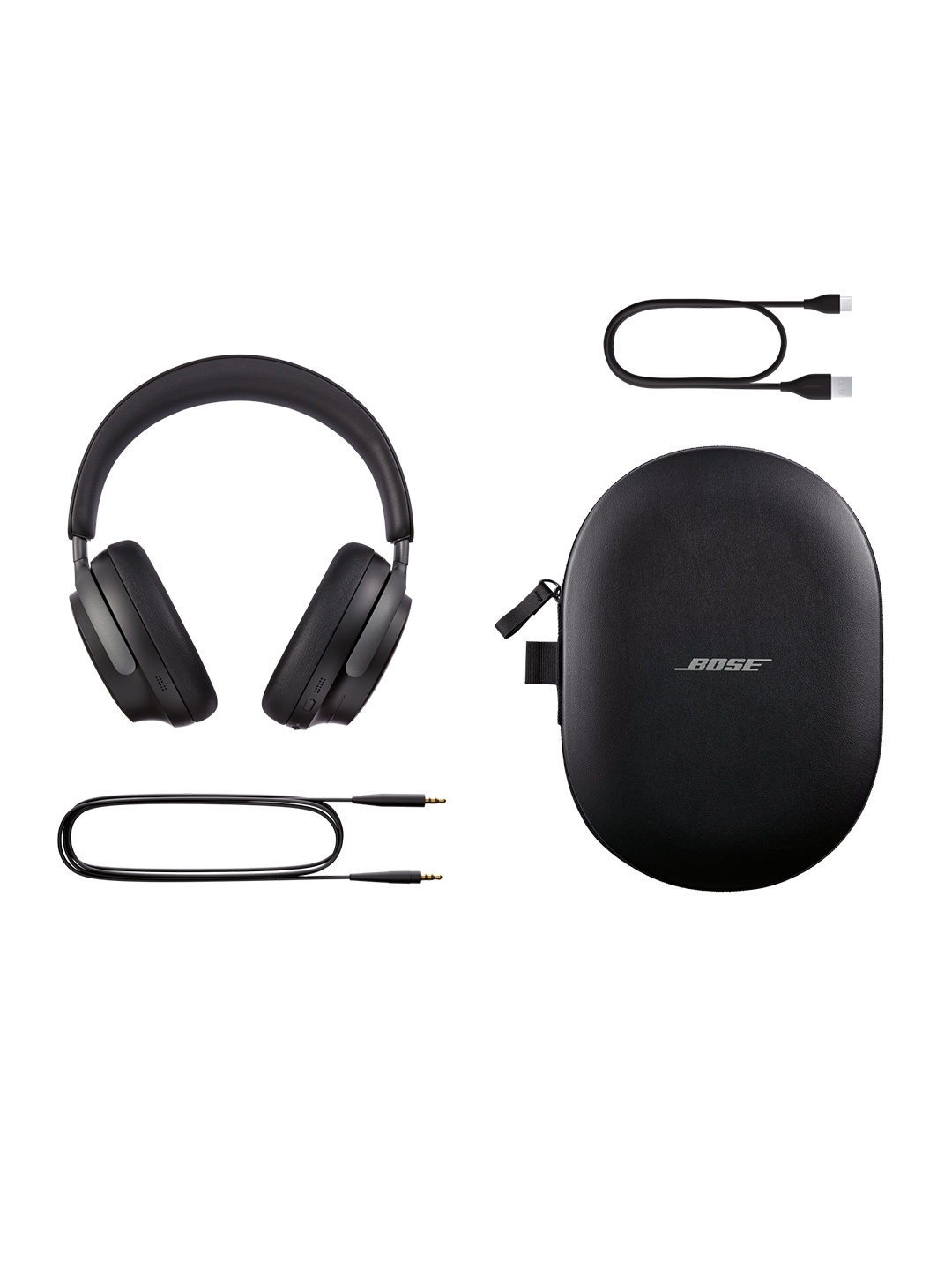 

BOSE Quiet Comfort Ultra Wireless Noise Cancelling Headphones with Spatial Audio, Black