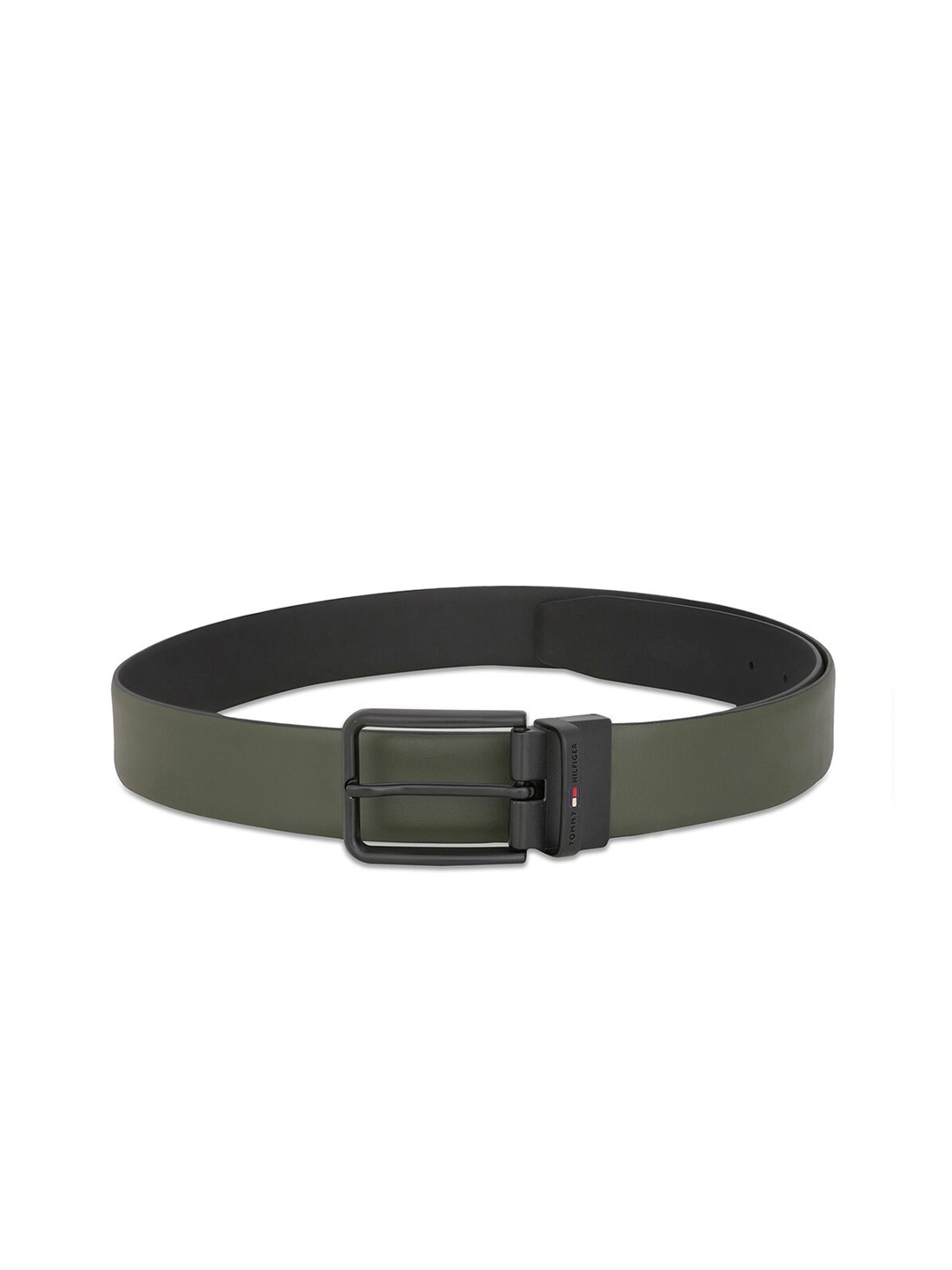 

Tommy Hilfiger Men Leather Reversible Belt, Green