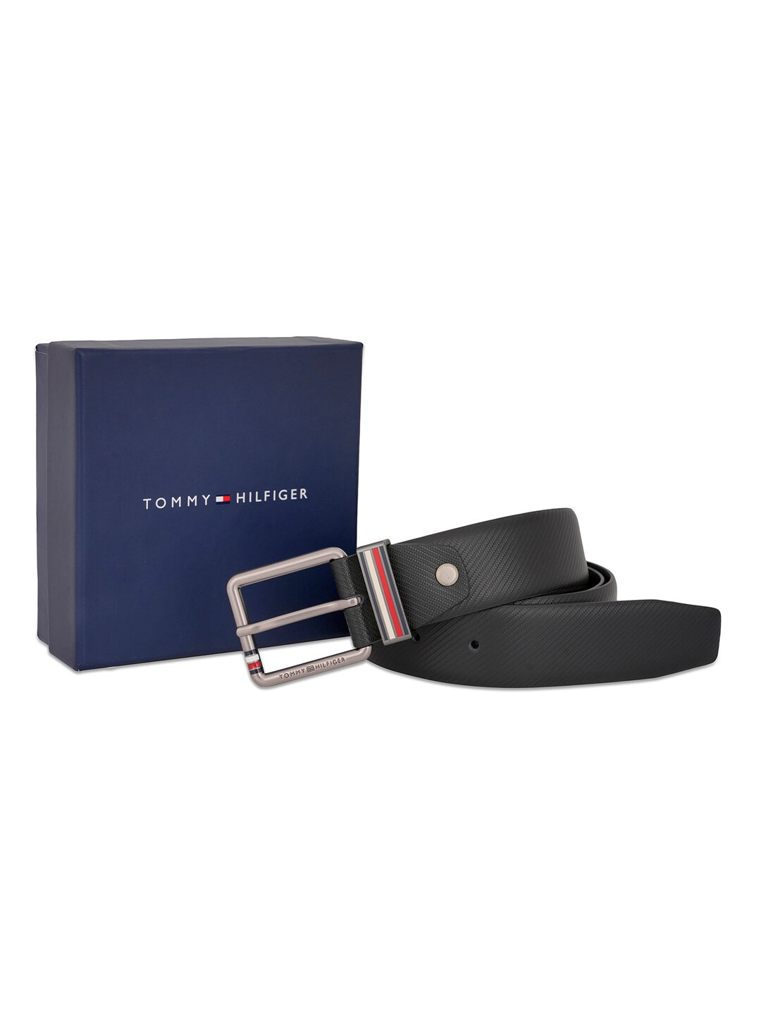 

Tommy Hilfiger Men Leather Belt, Black