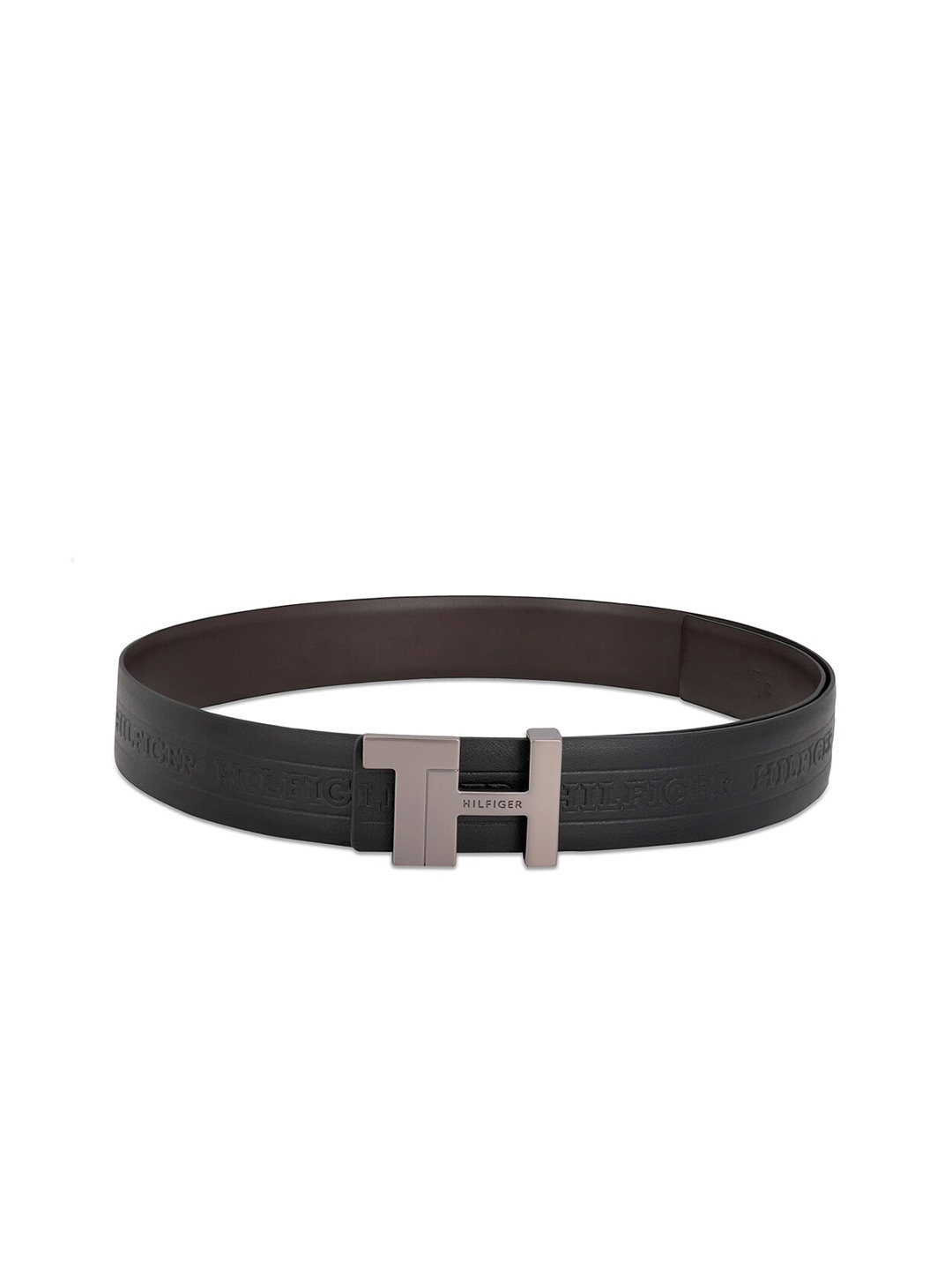 

Tommy Hilfiger Men Leather Reversible Belt, Black