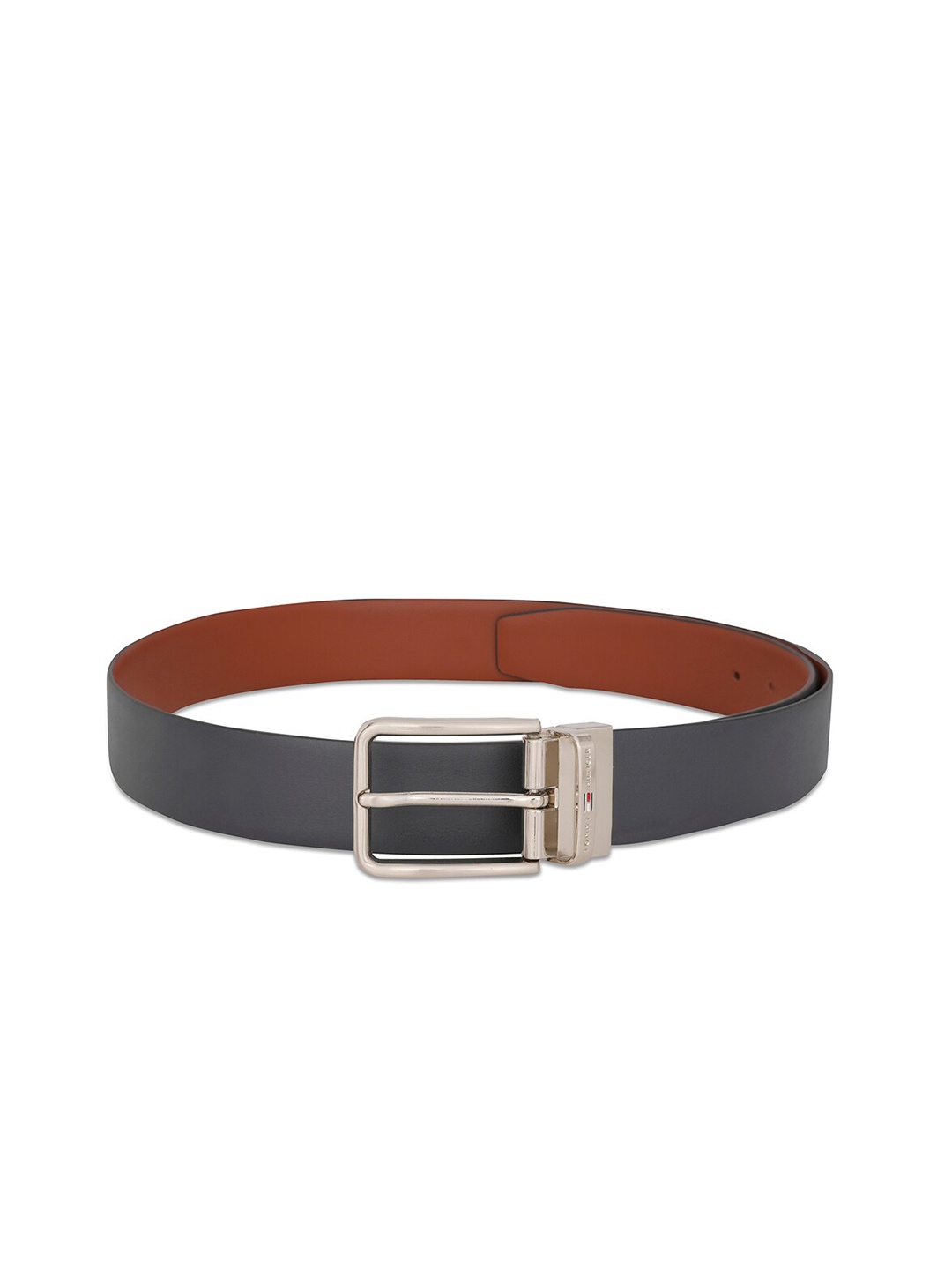 

Tommy Hilfiger Men Leather Reversible Formal Belt, Navy blue