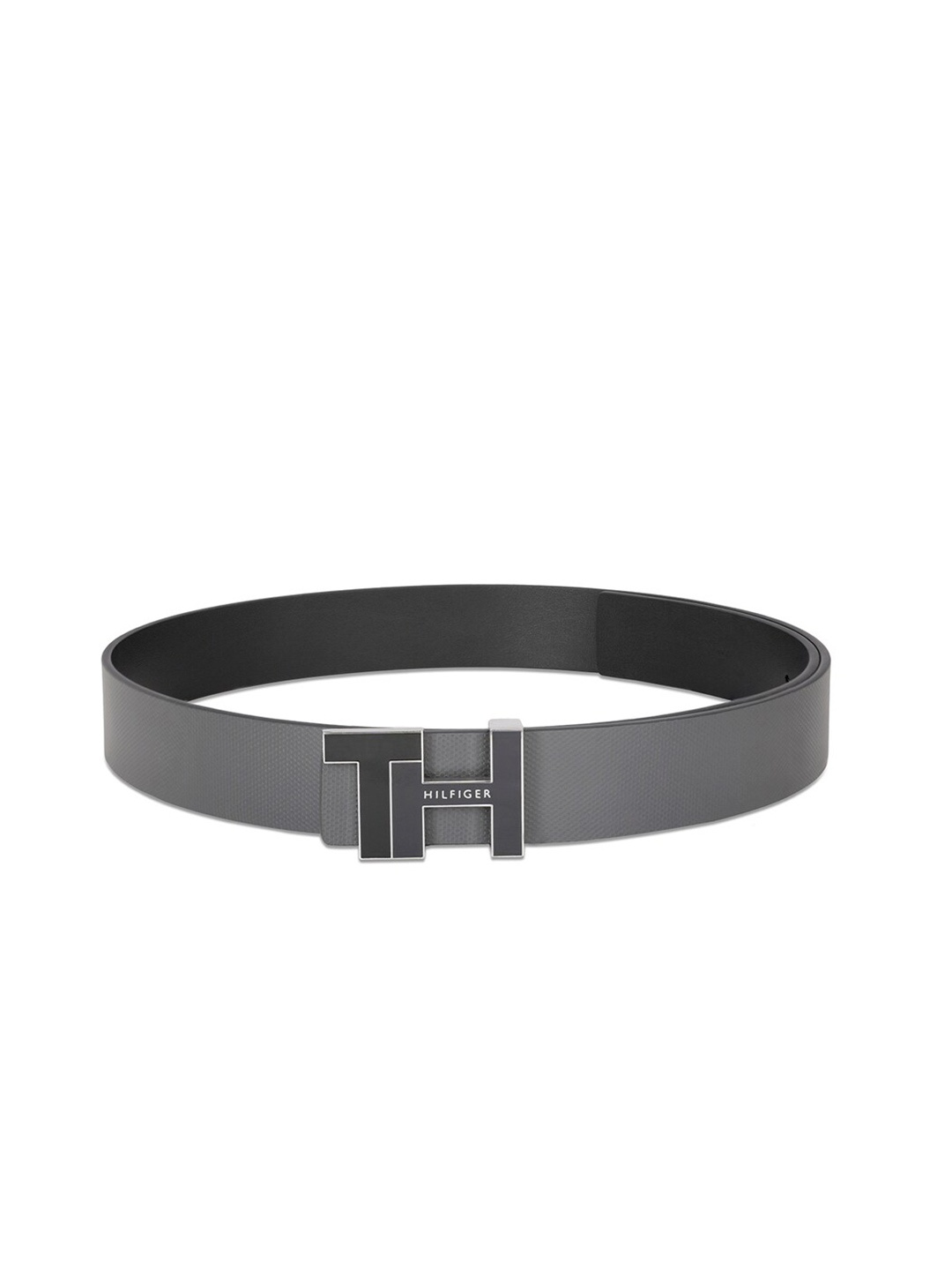 

Tommy Hilfiger Men Leather Reversible Belt, Grey