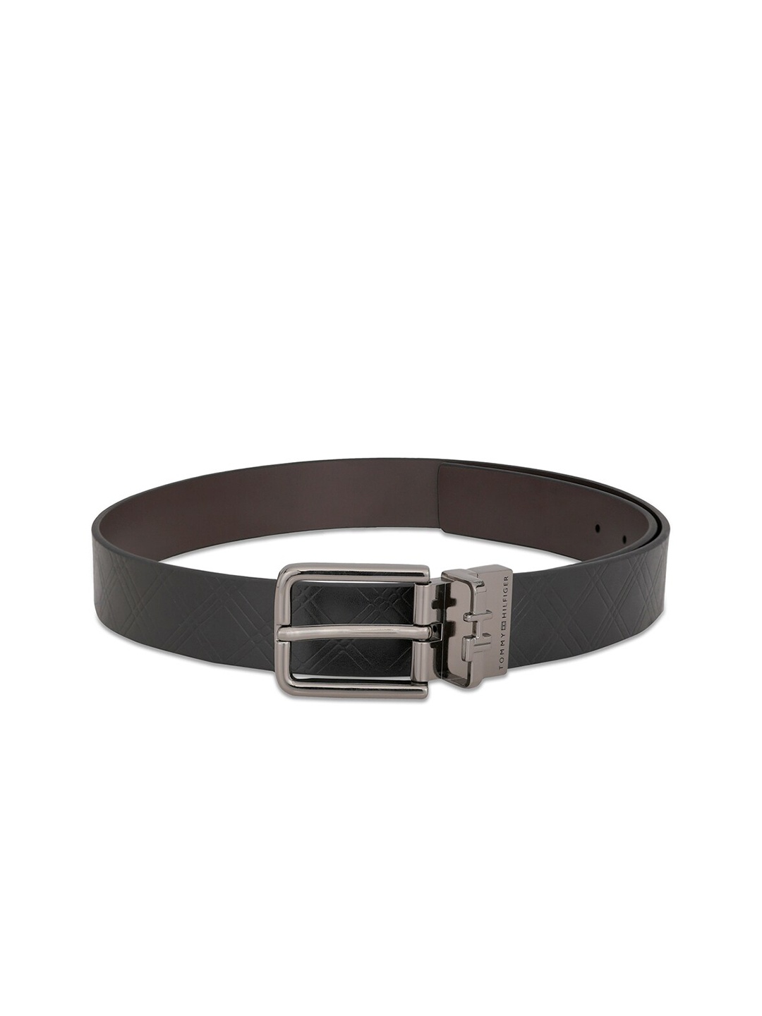 

Tommy Hilfiger Men Leather Reversible Belt, Black