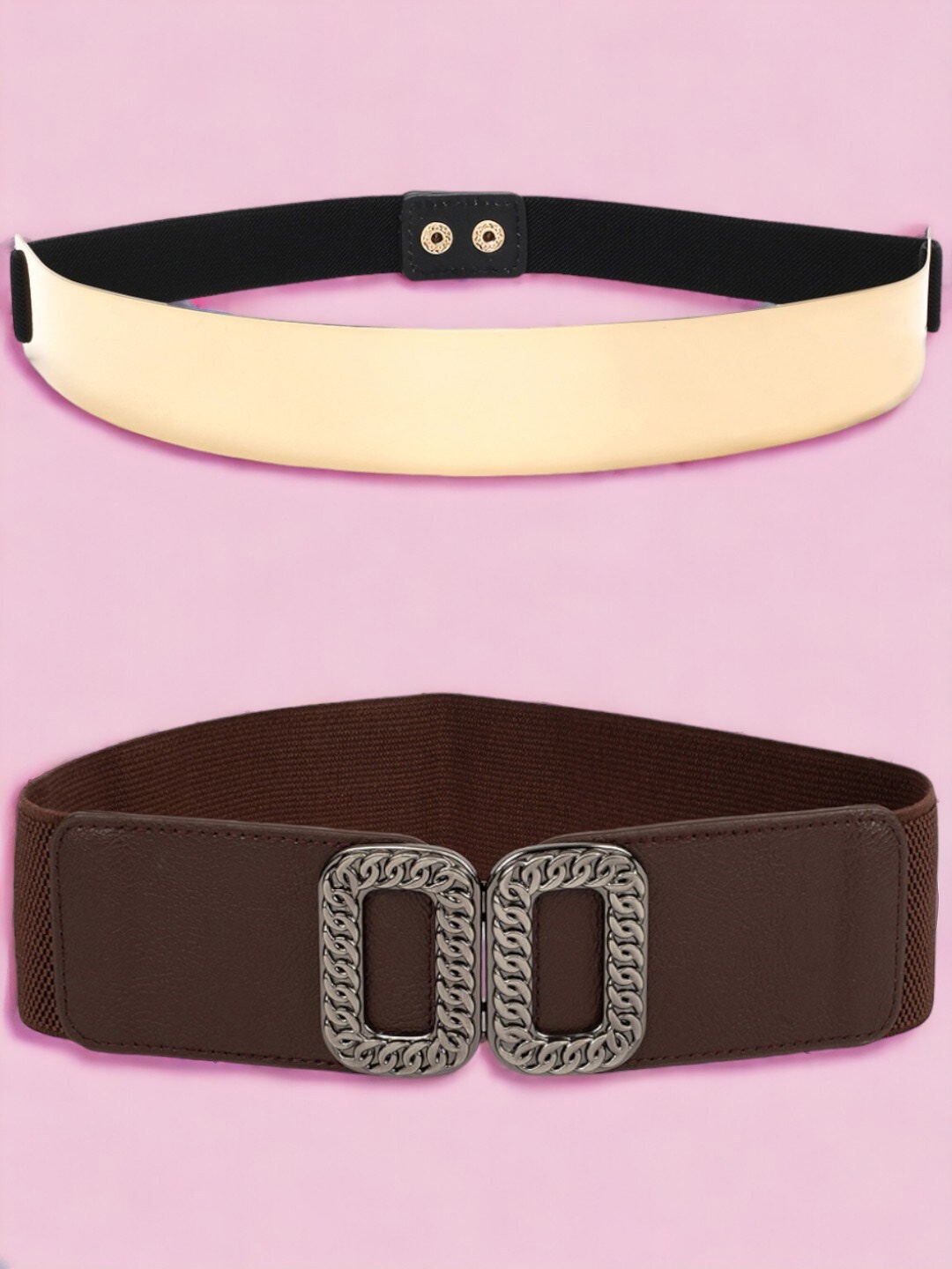 

CRUSSET Women Pack Of 2 Belt, Brown