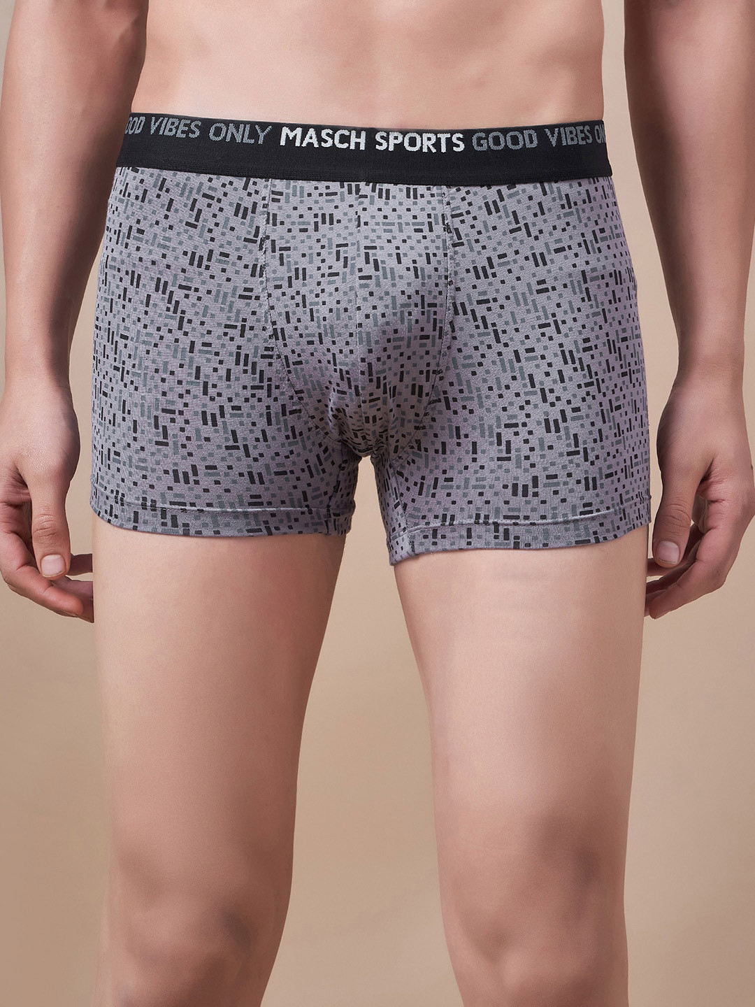 

Masch Sports Printed Antimicrobial Trunk TRK-TEST-1-PRT-ET-GRY, Grey