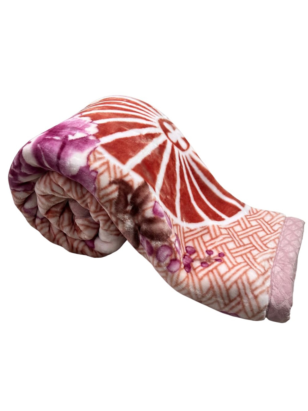 

Signature Brown Floral Heavy Winter Double Bed Blanket