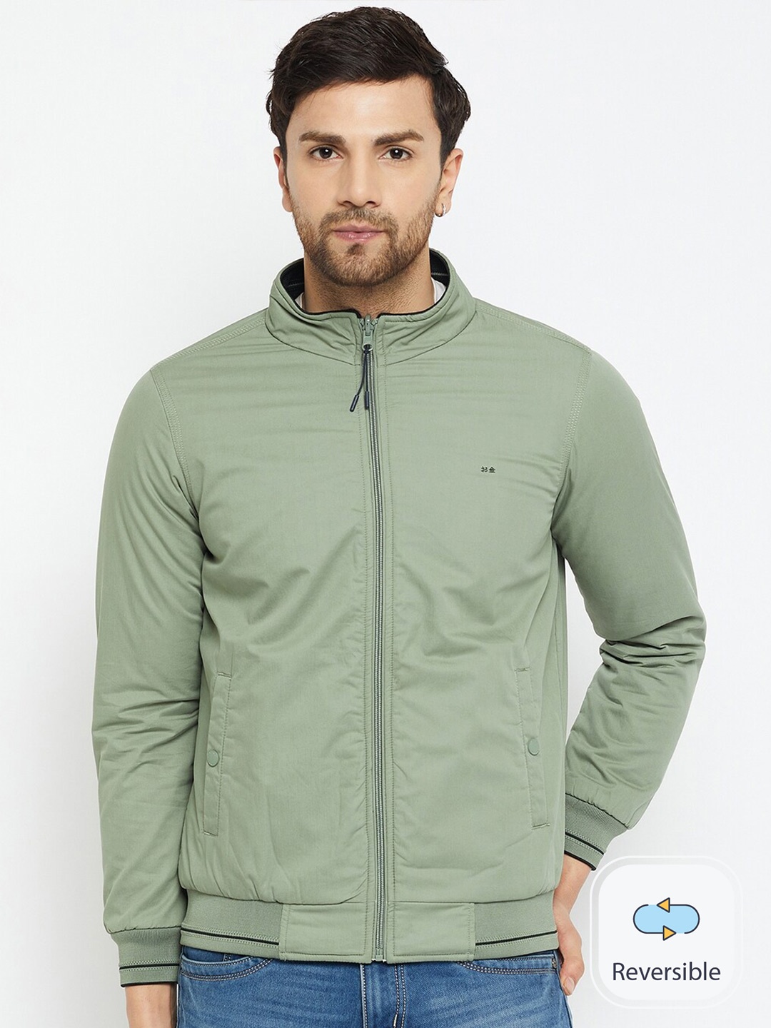 

Okane Reversible Bomber Jacket, Green