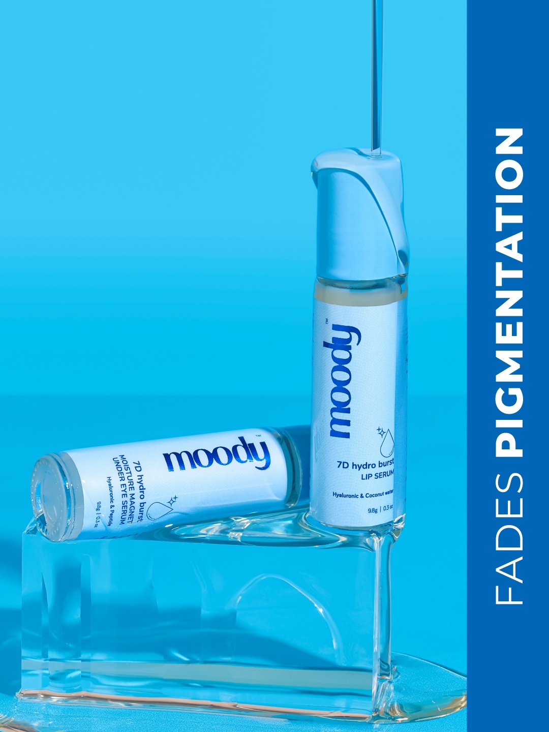 

Moody 7D Hydro Burst Lip Serum With Hyaluronic & Coconut Water - 9.8 g, Blue