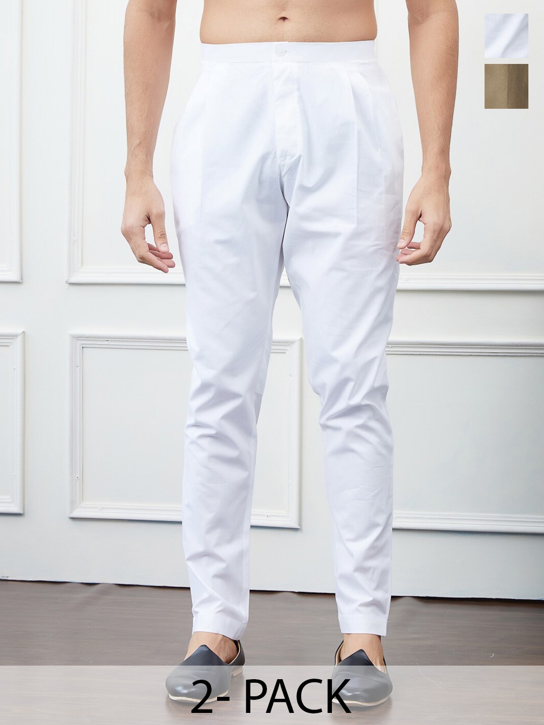 

See Designs Pack Of 2 Pure Cotton Pyjamas, White