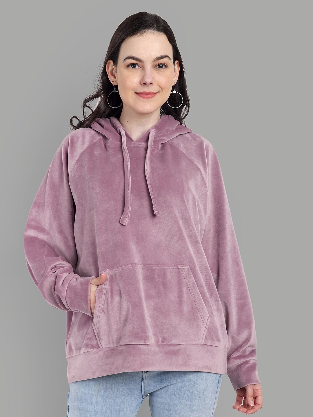

The Roadster Lifestyle Co. Oversized-Fit Hooded Pullover, Mauve