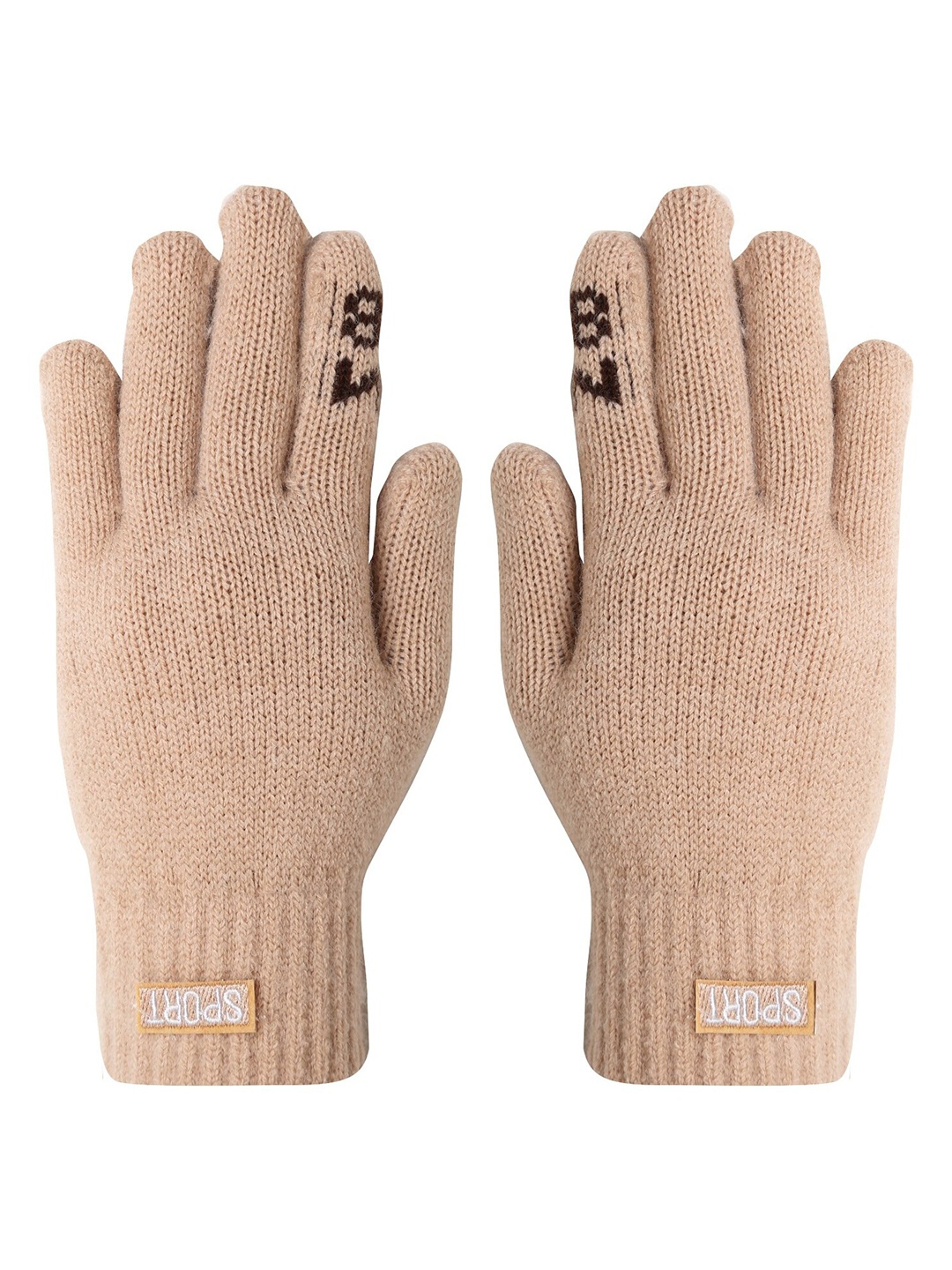 

FabSeasons Kids Comfortable Winter Gloves, Beige