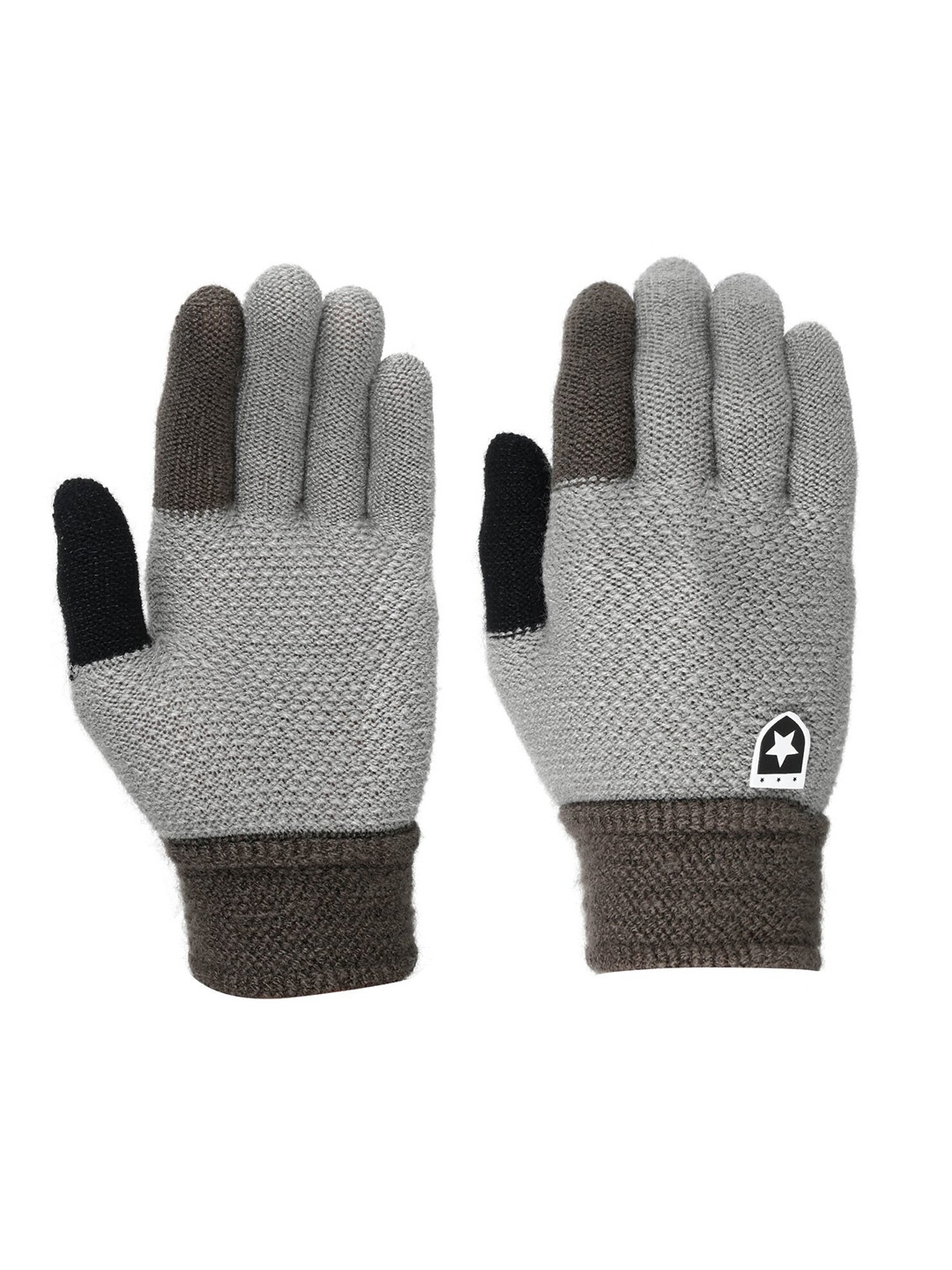 

FabSeasons Kids Self-Designed Windstorm Gloves, Grey