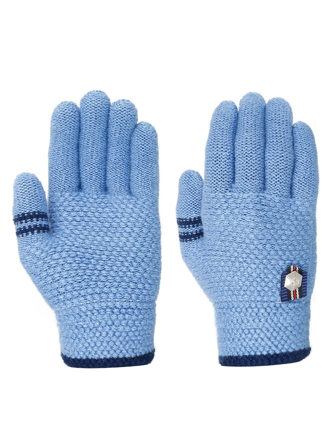 

FabSeasons Kids Patterned Winter Gloves, Blue