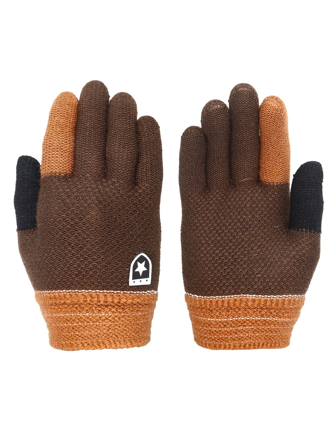 

FabSeasons Kids Self-Designed Windstorm Gloves, Brown