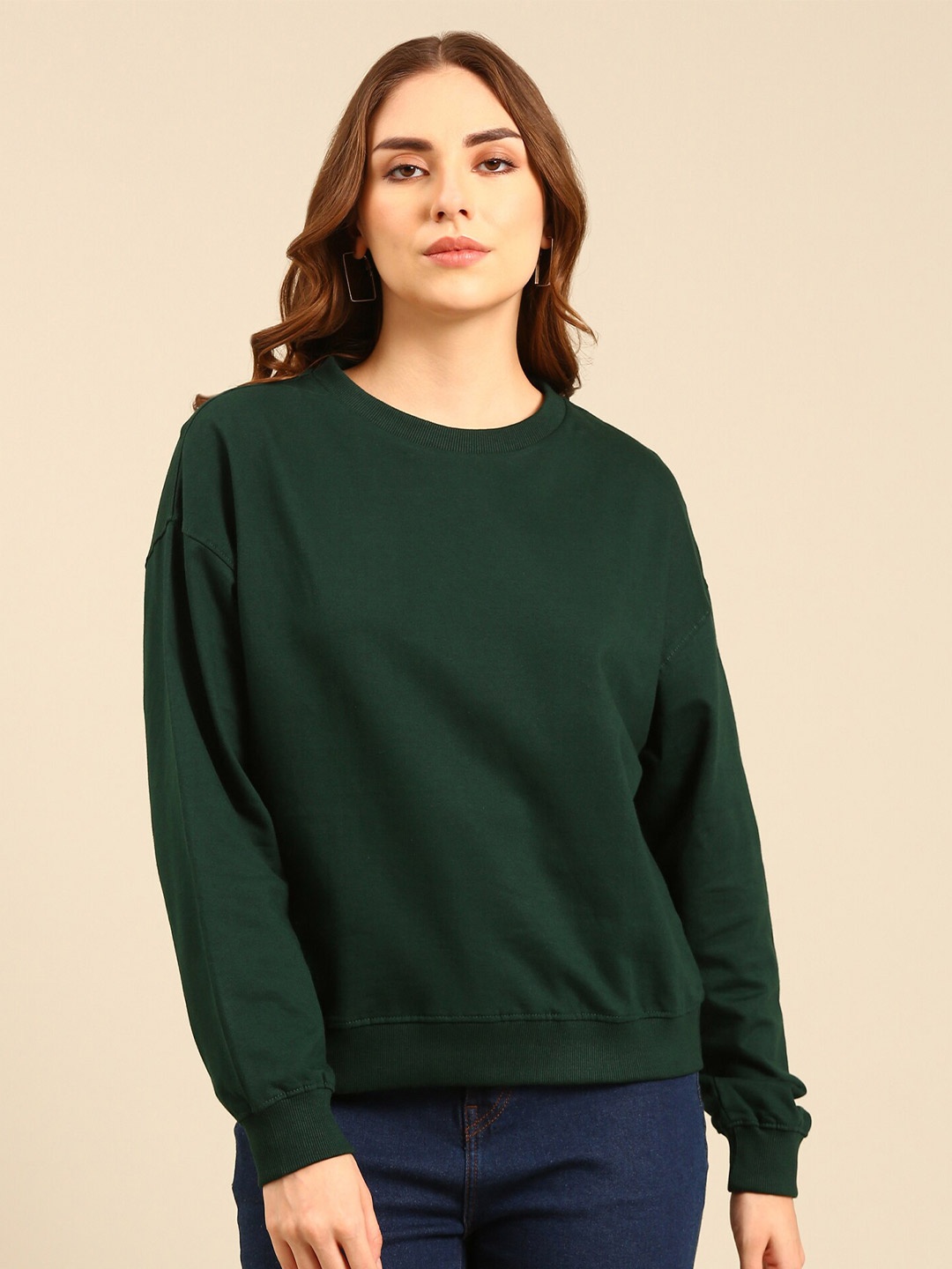 

recast Cotton Pullover, Green