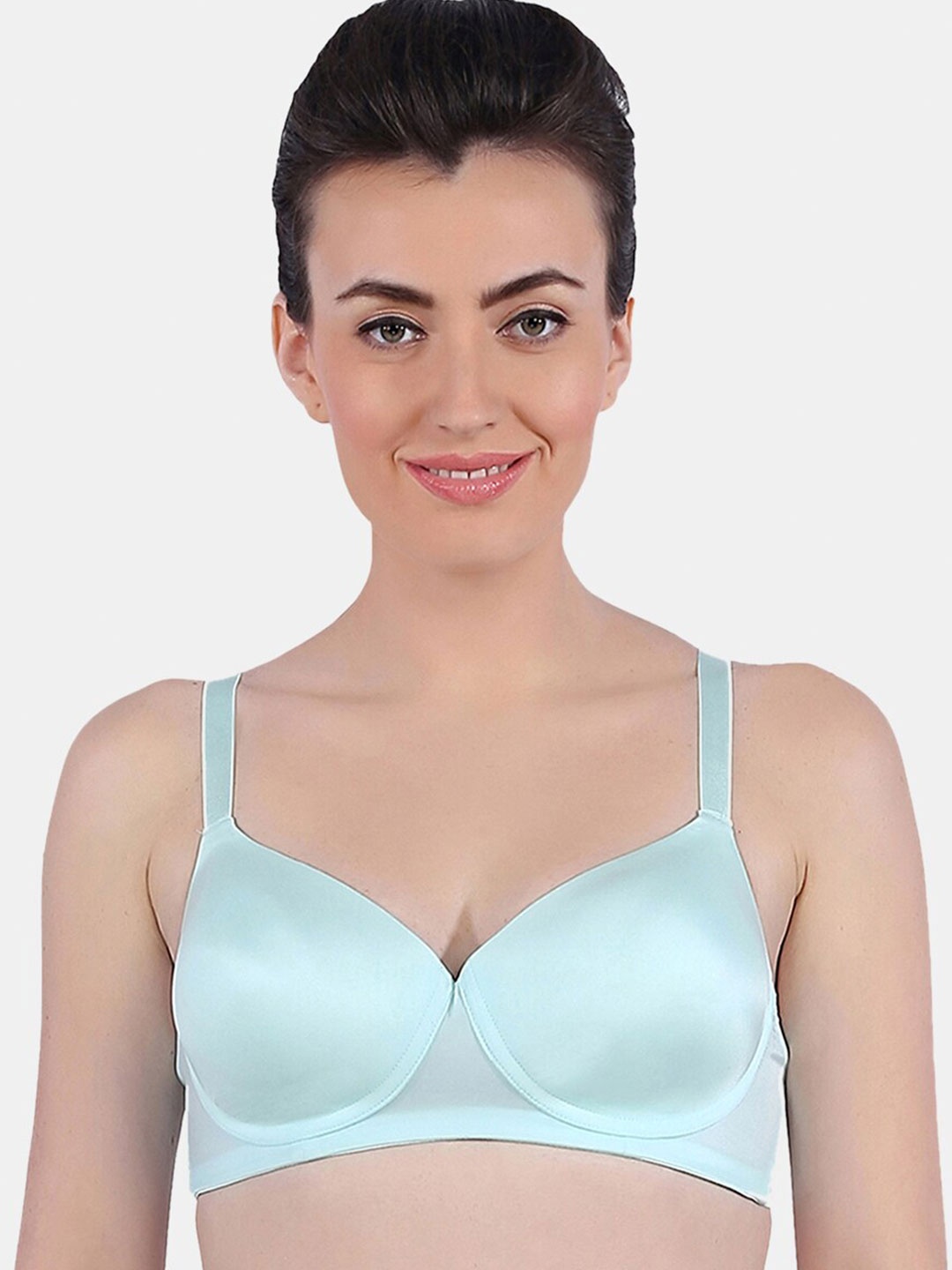 

Sonari Medium Coverage Lightly Padded T-Shirt Bra With All Day Comfort, Blue