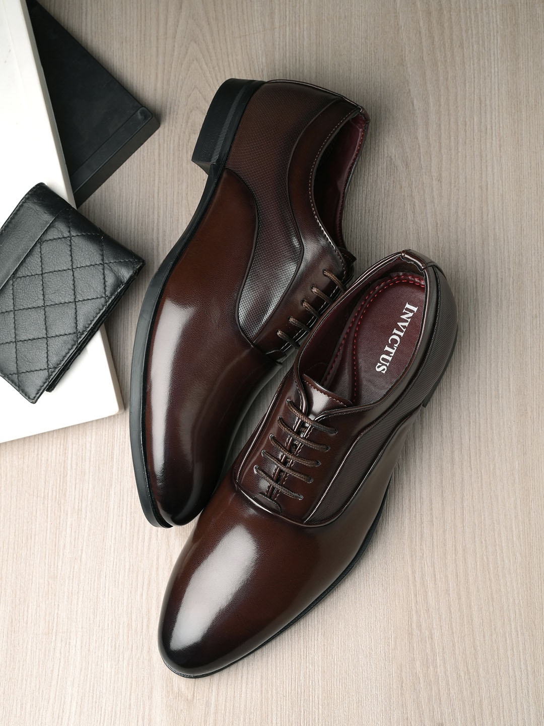 

INVICTUS Men Formal Oxfords, Brown