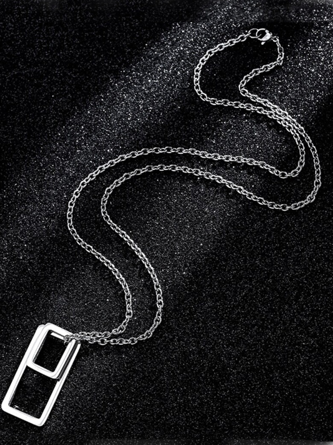 

WROGN Men Silver-Toned Chain