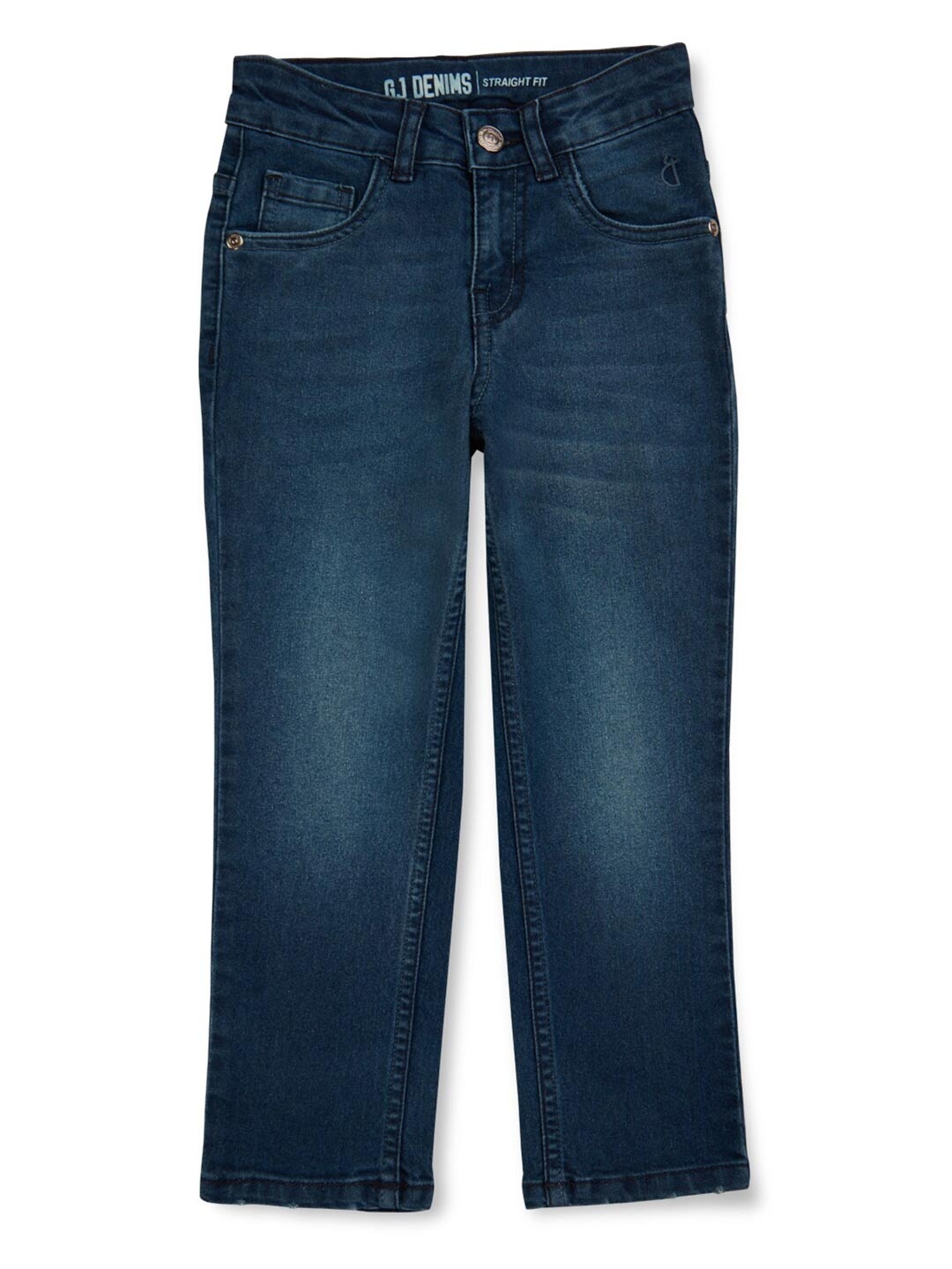 

Gini and Jony Boys Mid-Rise Clean Look Light Fade Jeans, Navy blue