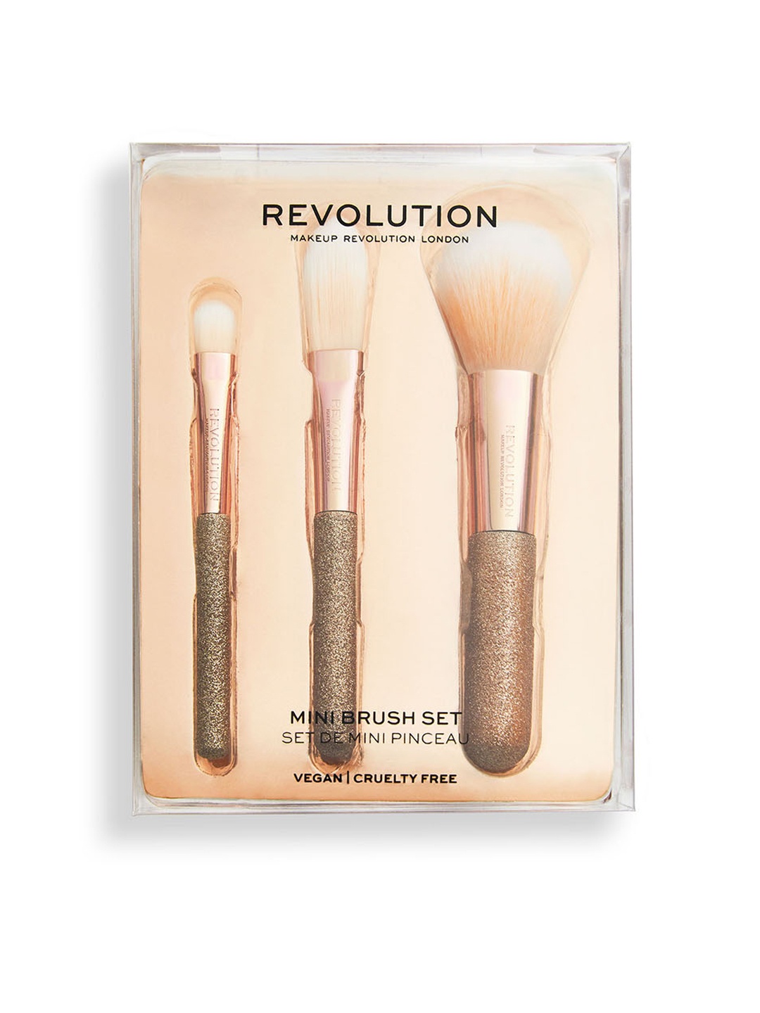 

Makeup Revolution London Mini Brush Set, Rose gold
