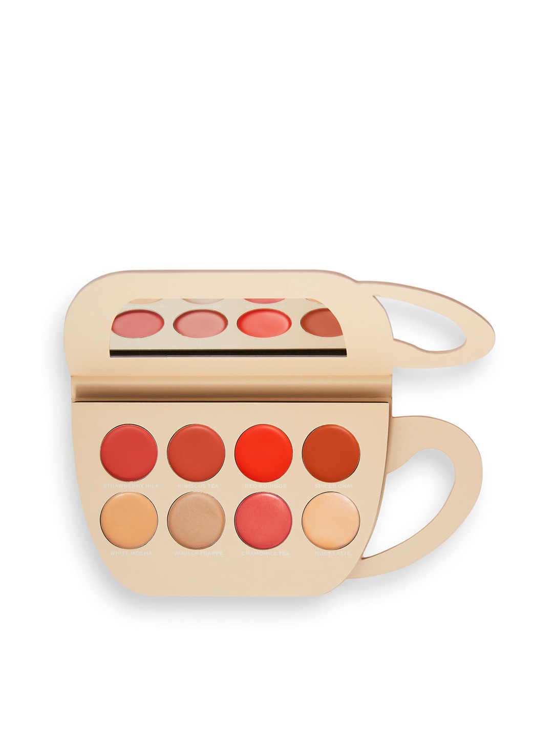 

Makeup Revolution London x Nikki Lilly Coffee Cup Cream Face & Lip Palette, Nude