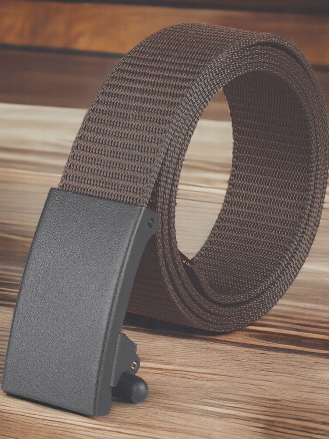 

Kastner Men Textured Canvas Belt, Brown