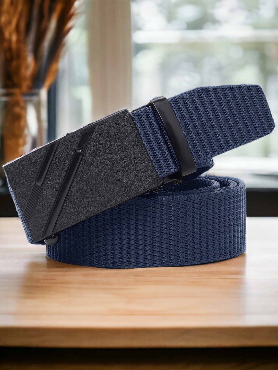 

Kastner Men Textured Canvas Belt, Blue