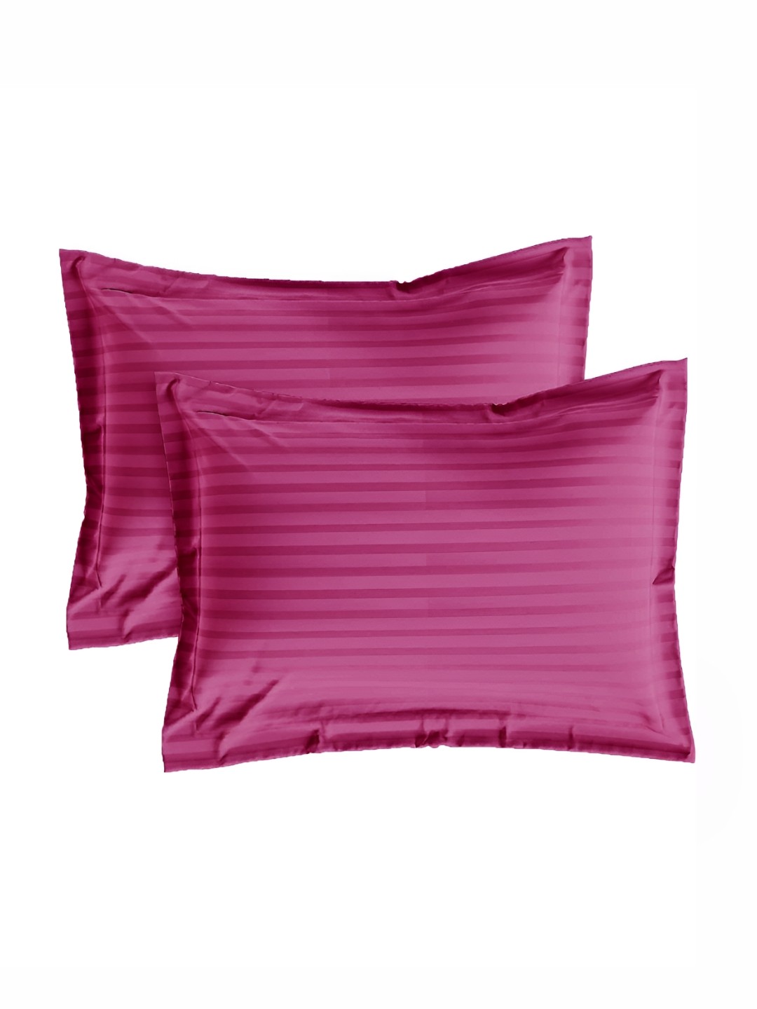 

House of Owlet Rose 2 Pieces Striped Pure Cotton Rectangle Pillow Covers