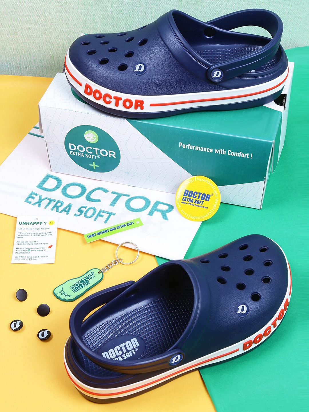 

DOCTOR EXTRA SOFT Men Clogs, Navy blue