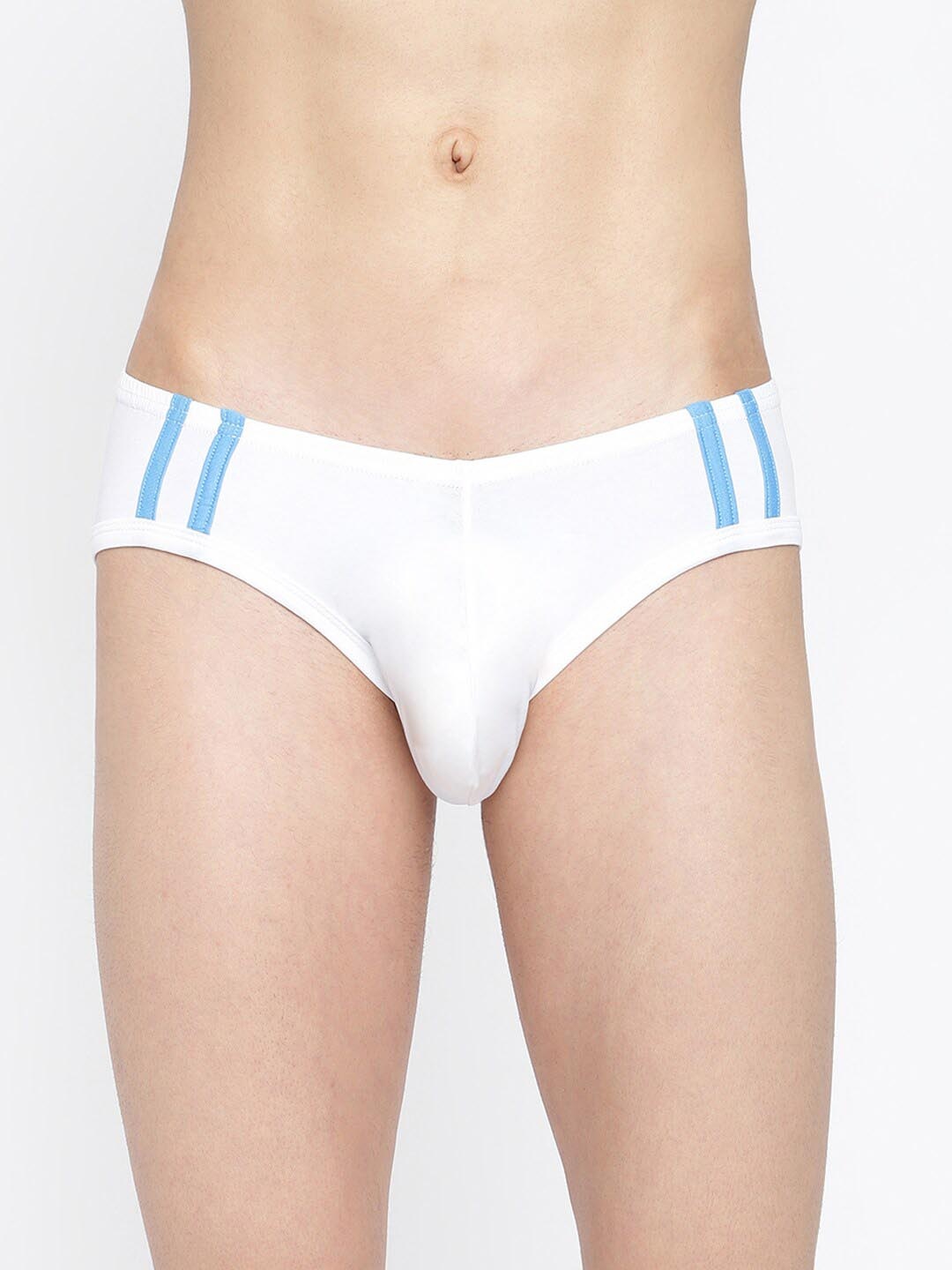

La Intimo BASIICS Striped Lightweightl Basic Briefs LIBR06WE0, White