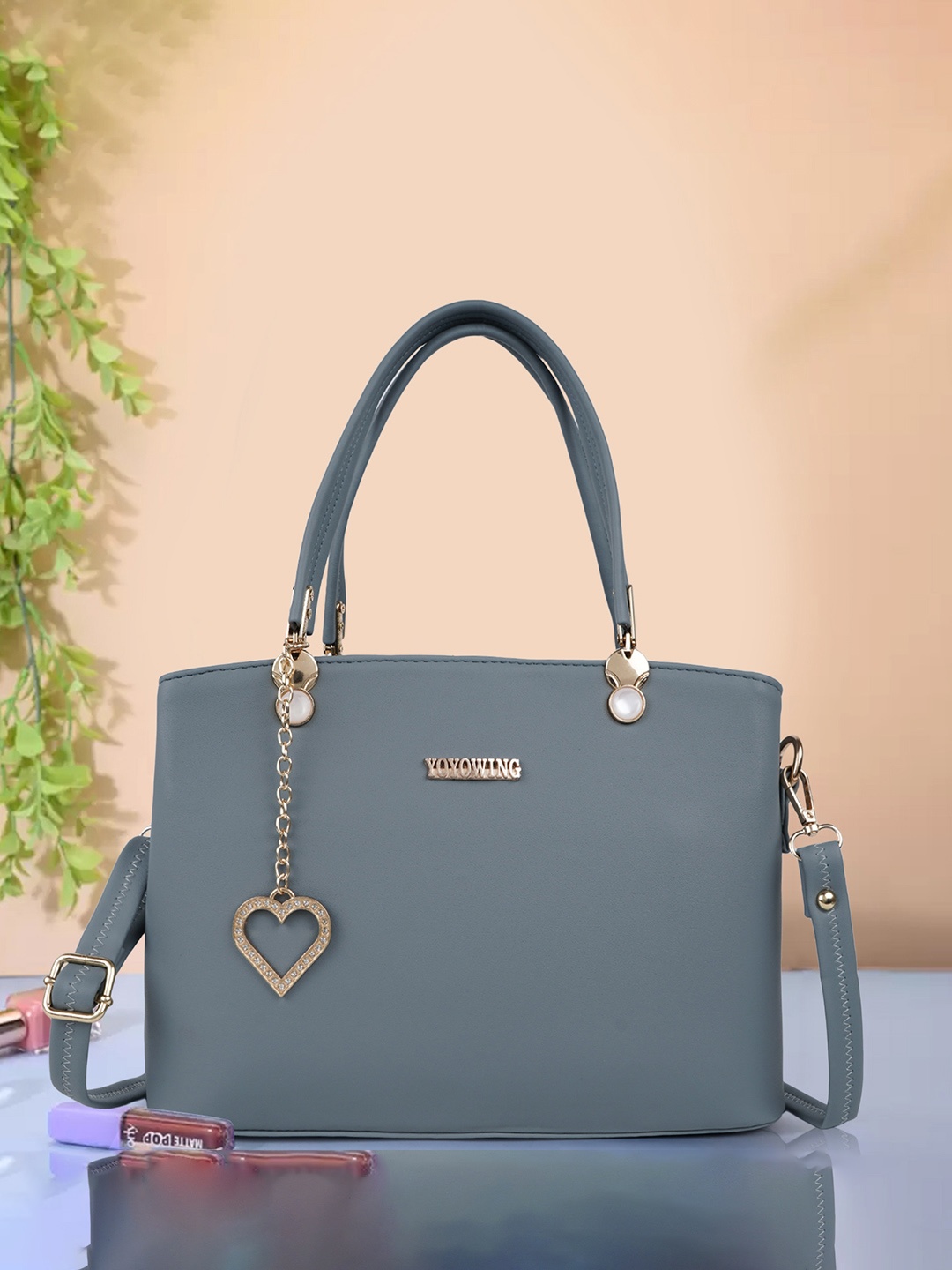 

YOYOWING Structured Handheld Bag, Grey