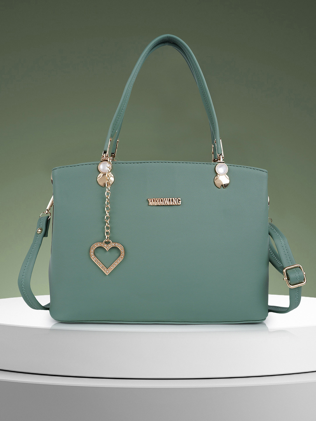 

YOYOWING Structured Handheld Bag, Green