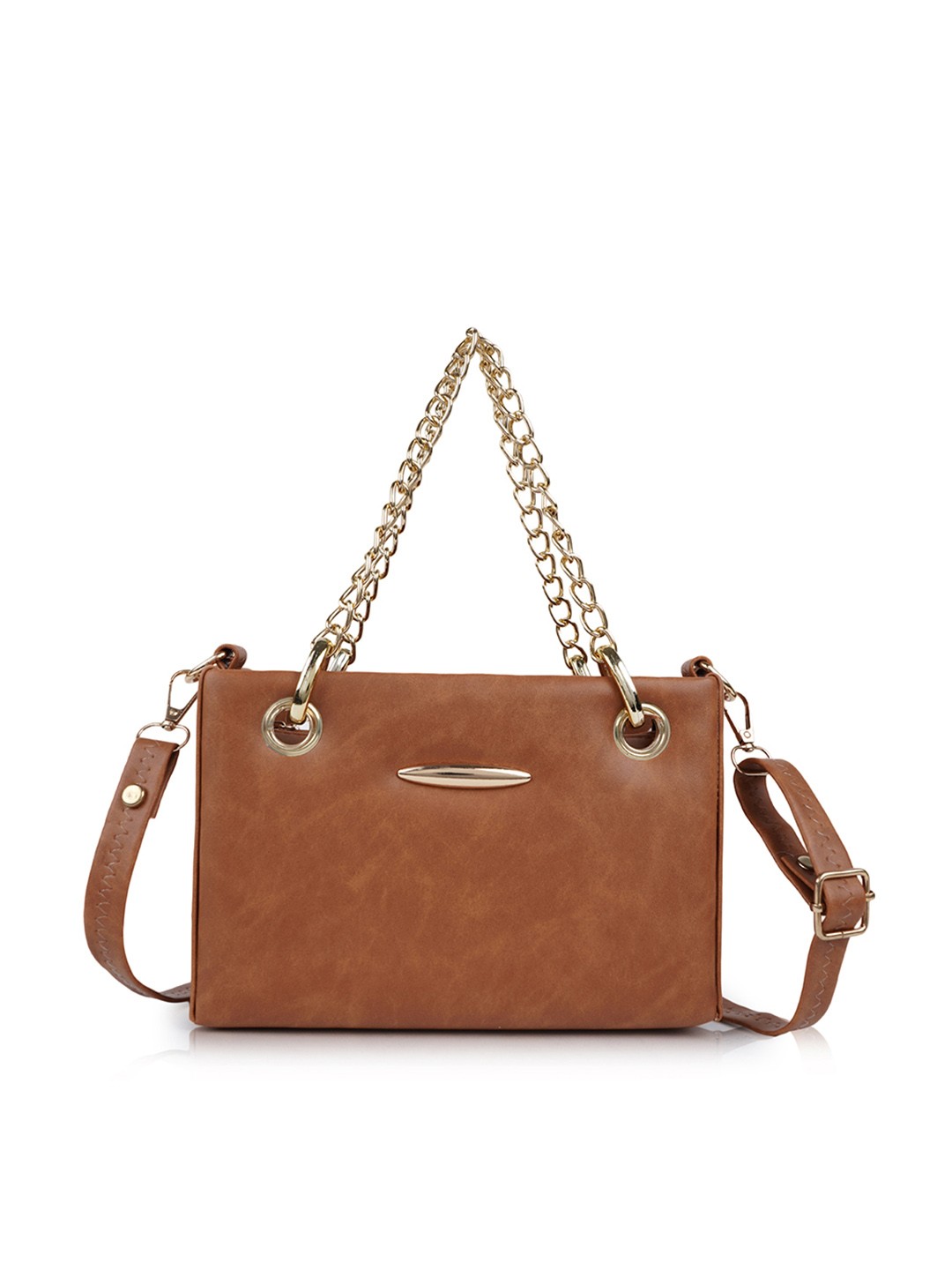 

YOYOWING Synthetic Leather Sling Bag, Tan