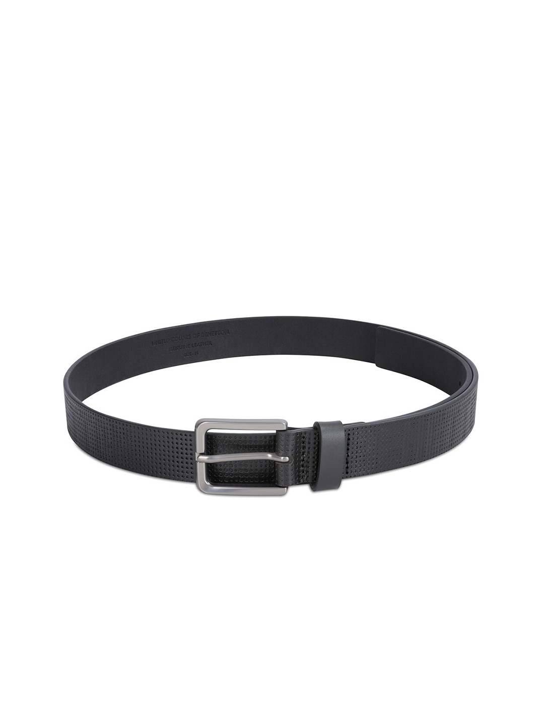 

United Colors of Benetton Men Leather Belt, Black
